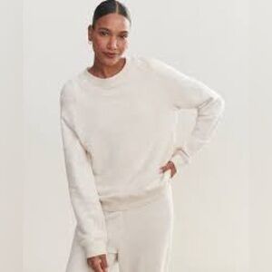 Jenni Kayne Cream Crew Neck Sweatshirt